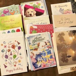 Animal Theme Assorted Greeting‎ Cards Set